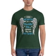 thumbnail image 3 of Teecentury Unisex I Know Heaven Is A Beautiful Place Because They Have My Wife Shirt Next Level - Unisex Fitted Tee Men'S Basic Short Sleeve T-Shirt Dark Green 6x-Large, 3 of 5