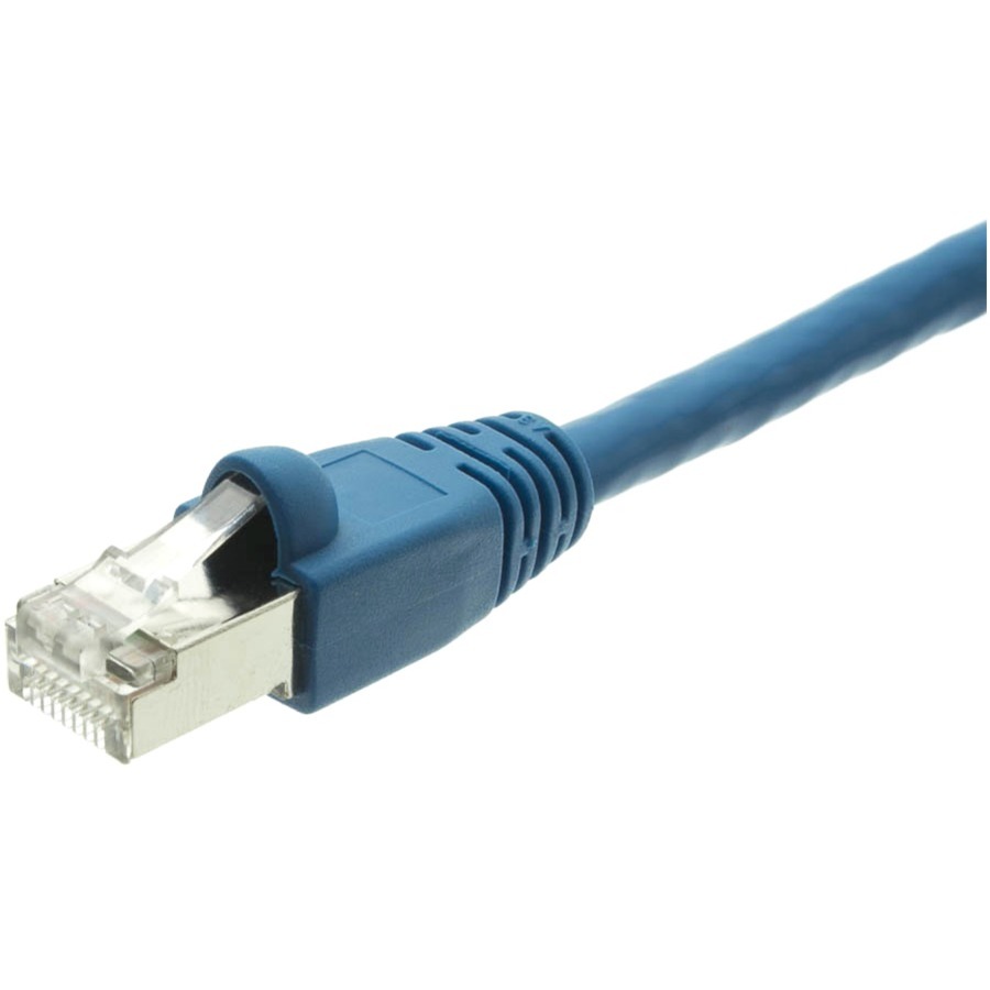 500 MHz 75 Foot Shielded Cat6a Blue Ethernet Patch Cable Snagless/Molded Boot 500 MHz 75 Foot Shielded Cat6a Blue Ethernet Patch Cable Snagless/Molded Boot