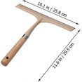 thumbnail image 2 of Shower Squeegee Stainless Steel Glass Wiper Blades Window Squeegee Cleaning Tool for Shower Doors Bathroom Window And Automotive Glass, 2 of 5