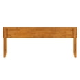 thumbnail image 6 of AFI Orlando King Modern Solid Wood Panel Headboard with Attachable Charger, Light Toffee, 6 of 10