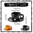 thumbnail image 3 of Halloween Mug Coffee Ceramic Irregular Mug With Pumpkin Cute Cup With Handle, 3 of 9