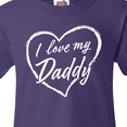 thumbnail image 4 of Inktastic I Love My Daddy in White Chalk Heart Youth T-Shirt, 4 of 5