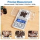 thumbnail image 2 of Básculas de cocina de precisión, 0,01 g-500 g, mini básculas multifuncionales para alimentos con pantalla LED y función de tara, 2 of 5