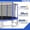 Blue / Steel, variant on FunMay 15FT Trampoline with Safety Enclosure Net for Outdoor Kids