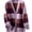 Purple, variant on Women's Color Block Open Front Cardigan, Womens Fall Sweaters, Long Sleeve Casual Knit Layering Sweater
