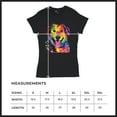 thumbnail image 5 of Tee Hunt Dean Russo Cute Neon Dog T-Shirt Adopt A Pet Colorful Pet Women's T-Shirt Tee, Black, X-Large, 5 of 5