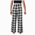thumbnail image 4 of UAYOTSE Mid Big Kids Unisex Check PJ Pants Soft Skin Friendly Lounge Trousers Casual Bedroom Sleepwear,Sizes 9-10 Years, 4 of 9
