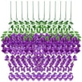 thumbnail image 4 of IBASETOY 12Pcs Decorative Artificial Wisteria Flowers for Home Decor with Plastic Iron Wire Fabric Silk Cloth, 4 of 8