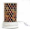 BROWN ROUND MOSAIC Aromatique Table Top Fragrance Warmer - Wax Melter