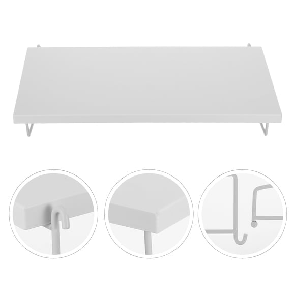 GETAJGHSD White Heavy Duty Pegboard Shelves for Efficient Storage Solutions