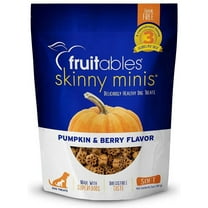 Fruitables Skinny Minis Pumpkin Berry Soft Dog Treats 5oz