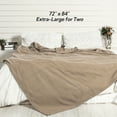 thumbnail image 4 of LNGOOR 72” x 84” Reversible Fleece Electric Heated Blanket - 10-Hour Auto-Off  4 Heat Settings  ETL Certified  Soft  Cozy  Machine Washable  Perfect for Full Body Warmth at Home or Office, 4 of 6