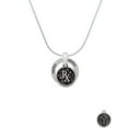 thumbnail image 2 of Delight Jewelry Silvertone Medical Caduceus Seal - Rx Hero Ring Charm Necklace, 18", 2 of 4