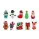 thumbnail image 2 of 5/10 unidades de juguetes de de silicona, muñecos de cuna de Navidad, muñecos de Santa Claus, de reno para niños, 10pcs, 2 of 10