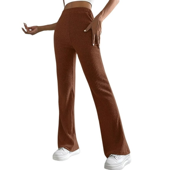Women's Casual Pants Straight Leg Basic Pure Color Everyday Comfortable Versatile Four Season