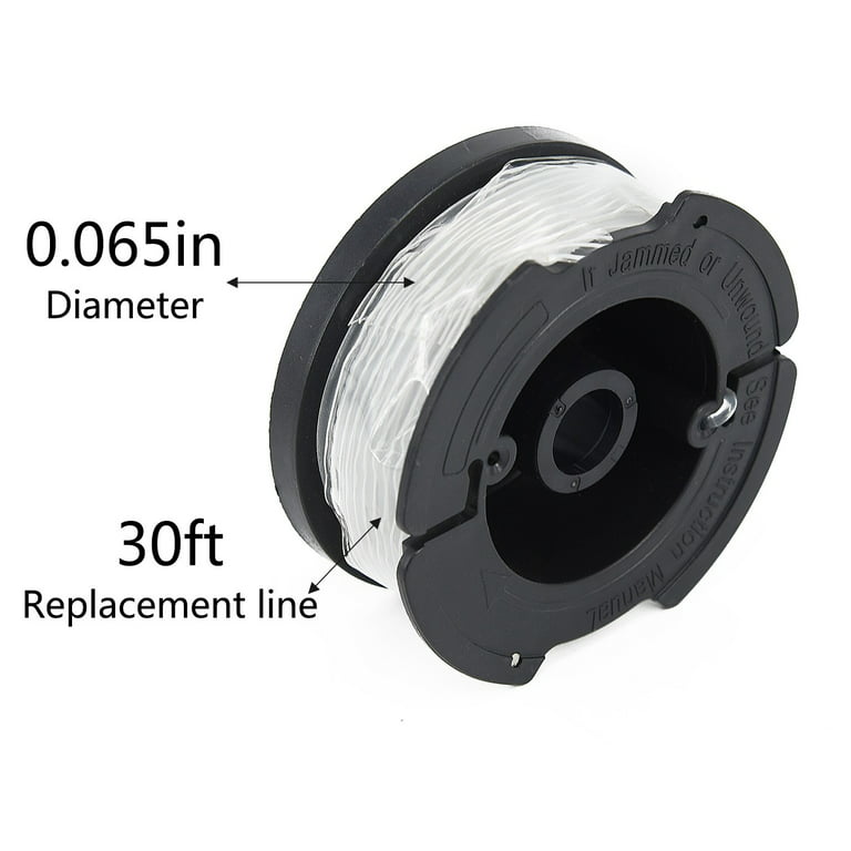 FYSHIQING AF100 30ft 0.065 Trimmer Replacement Spool for Black and Decker  AF-100-BKP AF-100-3ZP, Co…See more FYSHIQING AF100 30ft 0.065 Trimmer