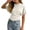 Beige, variant on Girls Korean Style Crewneck Short Sleeve T Shirt Loose Fit Solid Color Summer Casual Basic Top Soft Cotton Feel Everyday Wear(Brown,13-14 years)