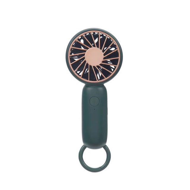 Moyic Ventilador de mano Portátil 3 velocidades Ajustable Refrigeración inalámbrica Oficina personal Mochilero Mosquetón Enfriador de Type3 NO3