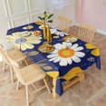 thumbnail image 3 of Pioneer Flower Floral Print Pattern Rectangle Tablecloth 60"x120",Waterproof Polyester Rectangle Table Cloth, Wipeable Spillproof Polyester Tablecloth for Dining, Camping, Indoor and Outdoor, 3 of 6