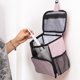 thumbnail image 4 of Organizador de ducha para dormitorio, bolsa de ducha colgante para acampar, drenaje desde abajo, artículos esenciales para dormitorios universitarios para hombres, bolsa de ducha de malla con gancho,, 4 of 5