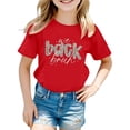 thumbnail image 1 of Kureaily Stylish Girls Tops For Everyday Wear Loose Fit Tees & Shirts For Ages 3 16 Perfect For Spring And Summer Easy To Clean Great For, 1 of 4