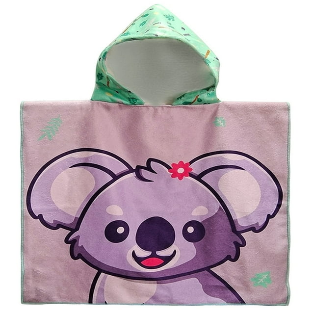 Birdeem Children's Hooded Absorbent Bath Towel Robe, Soft Cloak for Kids