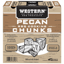 Western Premium BBQ 500 CU in Pecan Smokers Chunks Box