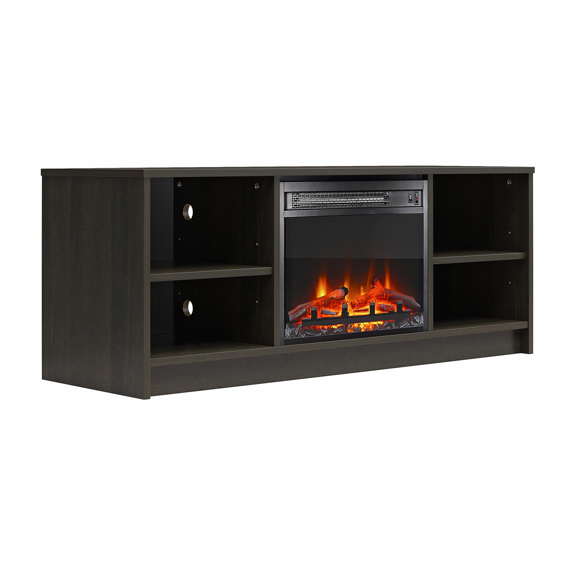 Mainstays Fireplace TV Stand, for TVs up to 55", Espresso - image 3 of 12