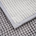 thumbnail image 7 of Mainstays Grey 2-Piece Chenille Noodle Bath Rug Set 17"x24", 7 of 7
