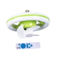 thumbnail image 4 of Ventilador de techo con luz, ventilador de techo con lámpara de atenuación, ventilador de techo LED RGB silencioso, lámpara para dormitorio,, 4 of 9
