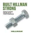 thumbnail image 5 of (5 pack) Hillman Hex Bolts and Nuts, 1/4-20" x 1", Steel, Zinc Finish, Silver, 5, sets, 5 of 9