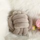 thumbnail image 1 of Almohada de bola redonda con nudo de cuerda de tres hilos tejida a mano para decoración del hogar, almohada de bola con nudo de terciopelo de cristal, 1 of 6
