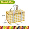 thumbnail image 2 of Una comida campestre de gran capacidad fuera de camping bolsa de picnic aislada para bolso portátil, 2 of 7
