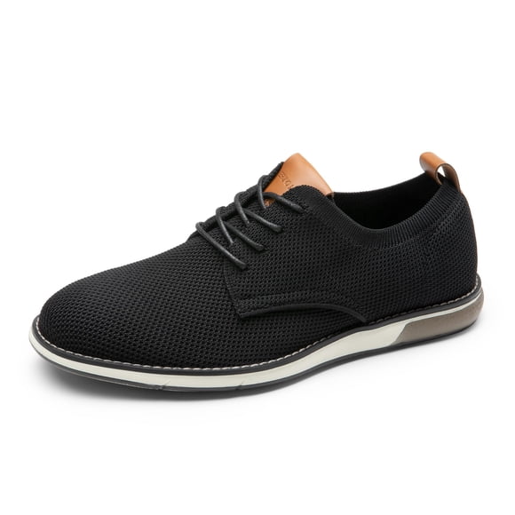 Zapatos Oxford Casual de Vestir para Hombre Bruno Marc Negro Talla 12