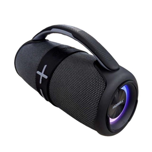 Bocina Moreka 415 20W 2400mAh Bluetooth, TF Card, Radio FM, USB Contra Agua IPX6 Gris