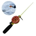 thumbnail image 5 of Short Ice Fishing Rod with Reel Combo Ergonomic Handle Lightweight Mini Fishing Pole Trout Walleye Perch Fishing Rod Winter Fishing Accessories, 5 of 7