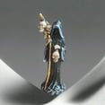 thumbnail image 3 of Holy Death Statue Standing Decorative Muerte Figurine Grim Reaper Holding Skull Statue Altar Halloween, 3 of 6