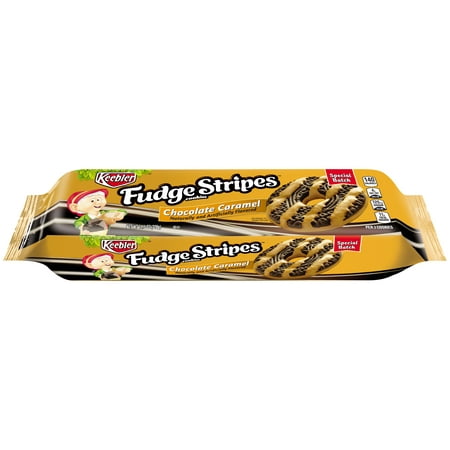 Holiday Fudge - (3 Pack) Keebler Fudge Stripe Slated Caramel 11.5 Oz