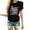 Black, variant on "Aayomet Womens Summer Tops Women Senior Mom Class Of T Shirt Funny Letter Print Sarcastic Shirt Tops For Women Blue,M"