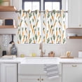 thumbnail image 2 of Carrots Easter Kitchen Curtains Short 45 Inch Length, Watercolor Orange Green Vegetable Grommet Top Bedroom Living Room Curtains, Light Filtering Cafe Curtain Drapes 2 Panels Set 84''x45'', 2 of 9