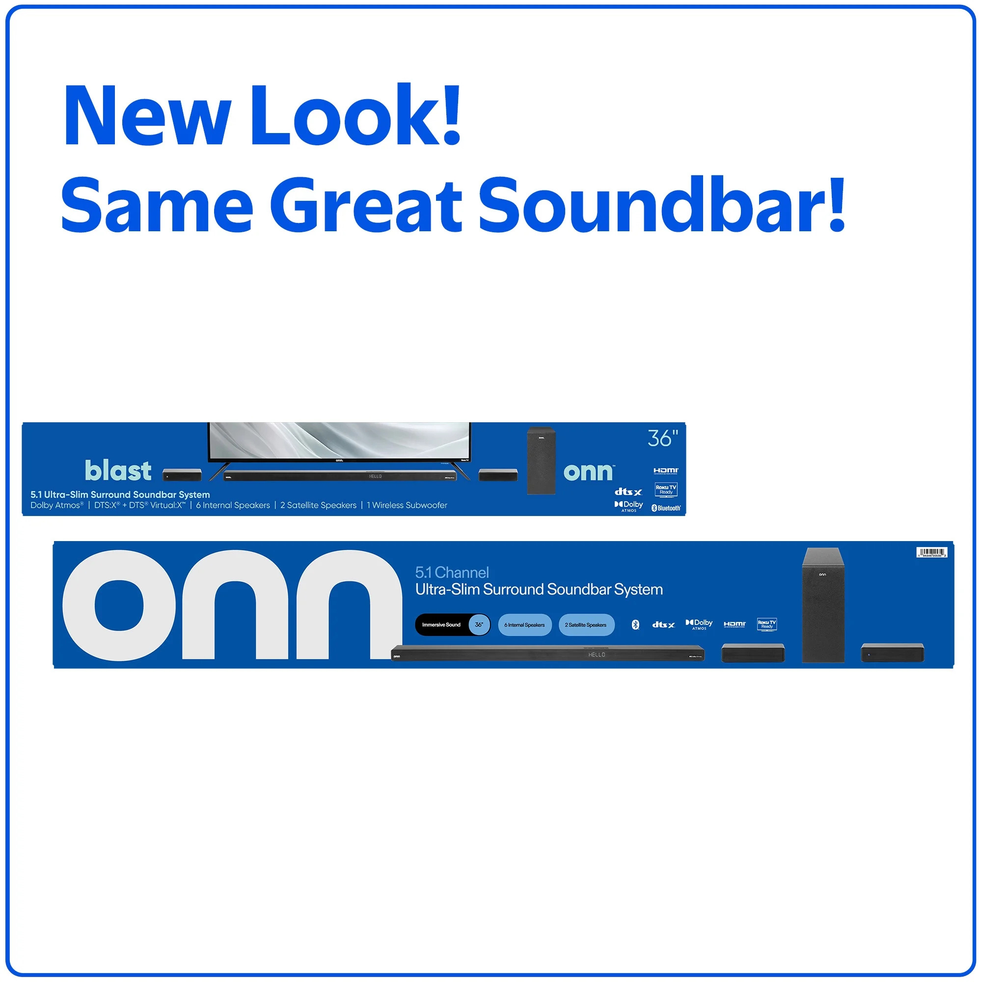 ONN Barra de Sonido 5.1 6
