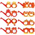 thumbnail image 5 of 8x Cute New Years Glasses Booth Props Paper Frame Photo Party Decorations Kids Celebration, 5 of 7