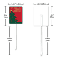thumbnail image 5 of Eveokoki Yard Sign with Stakes Beginning To Look A Lot Like Christmas Lawn Sign Colorful Lawn Patio Yard Decorations for Holiday Party Home Lawn Pathway Walkway Decorations Supplies, 17.6", 5 of 5