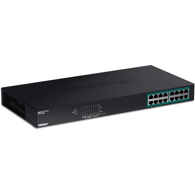 Conmutador PoE+ Gigabit TRENDnet TPE-TG160g 16 puertos 246 W