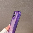 thumbnail image 6 of 3-in-1 Clear Phone Case For iPhone 16 Pro,Shockproof Protective Transparent Case,Heavy Duty Protection,With Wrist Strap,Rugged Anti-drop Non-Slip Tough Durable Phone Case,Purple, 6 of 10