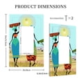 thumbnail image 5 of Kll African Women In Mountain Landscape Wall Plate,Gloss Finish,Standard Size 1 - 5" X 3", Polycarbonate Thermoplastic,Electric Receptacle Plug Covers, 5 of 8