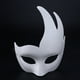 thumbnail image 3 of Papel blanco en blanco Máscaras de bricolaje Máscara pintada Mascarilla de disfraces de Halloween (triángulo), 3 of 5