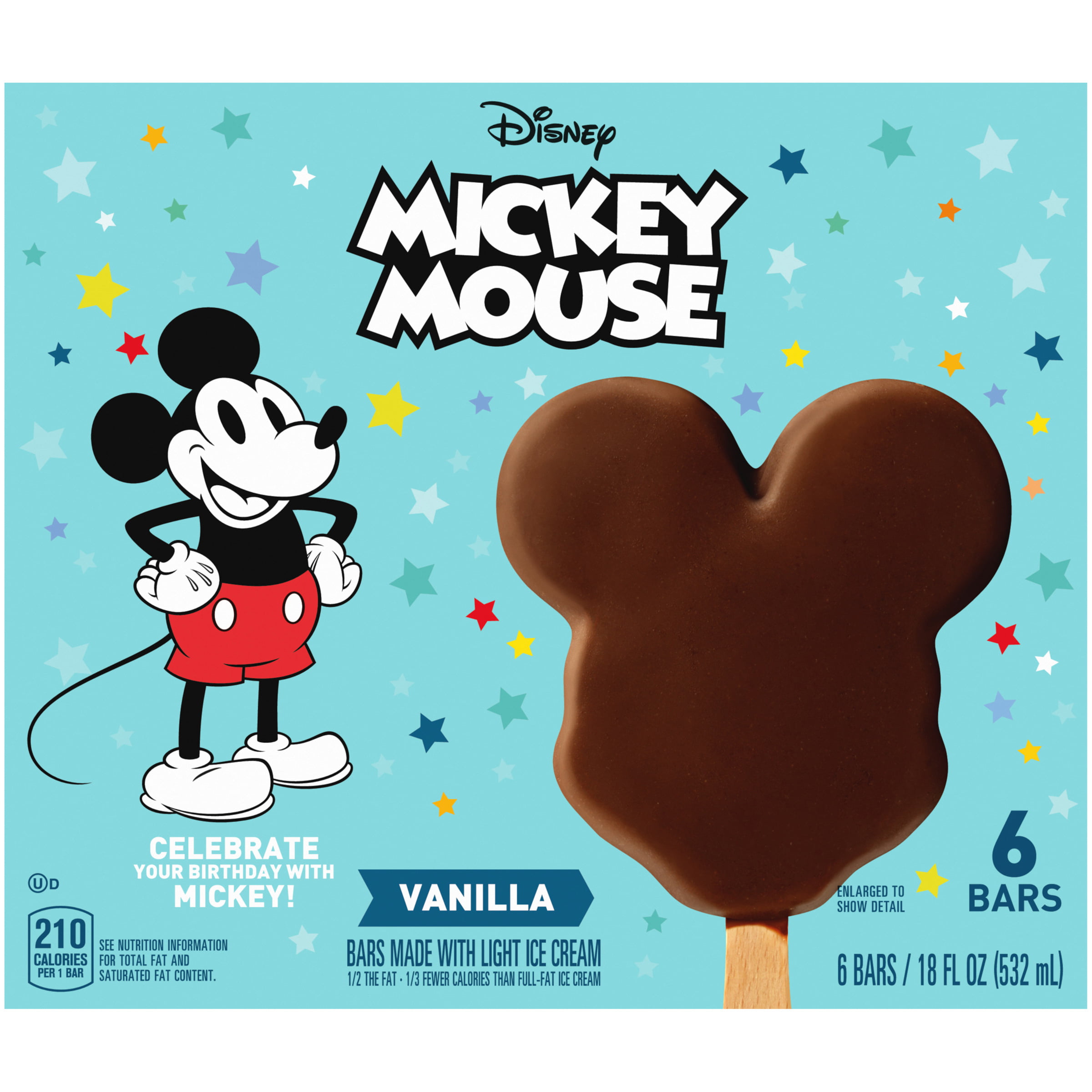 Mickey Ice Cream Bar Celebration Button