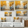 thumbnail image 4 of Designart "Forest Yellow Wood composition II" Modern Floater Framed Canvas Art Print, 4 of 7