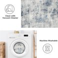 thumbnail image 6 of BERTHMEER Large Area Rugs 8’x10' Clearance for Living Room Bedroom Abstract Washable Office Dining Room Farmhouse Blue and Gray Modern Rugs Non Slip Contemporary Carpets, 6 of 6
